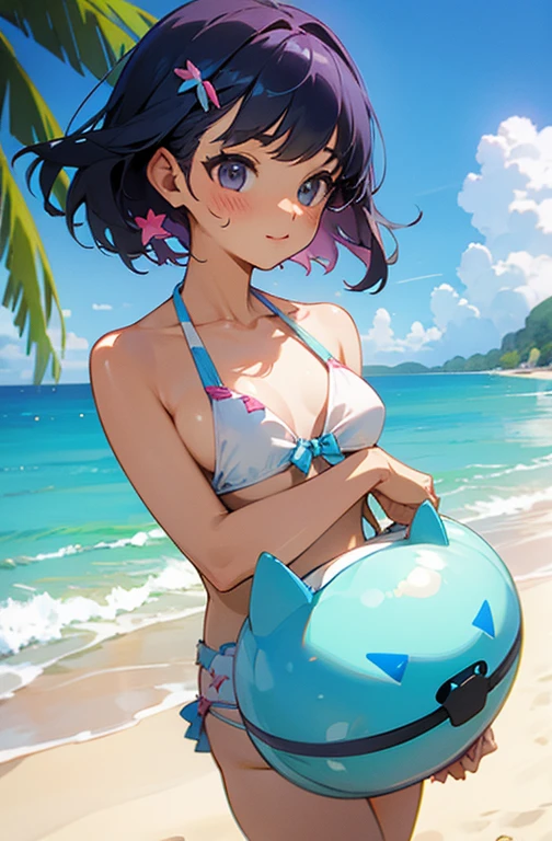 Cool women、sexy、Cute Swimsuitodel、Center of chest、