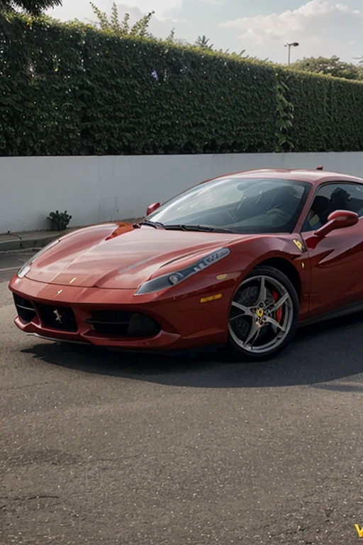 carro de luxo, ferrari vermelha, plano de fundo preto