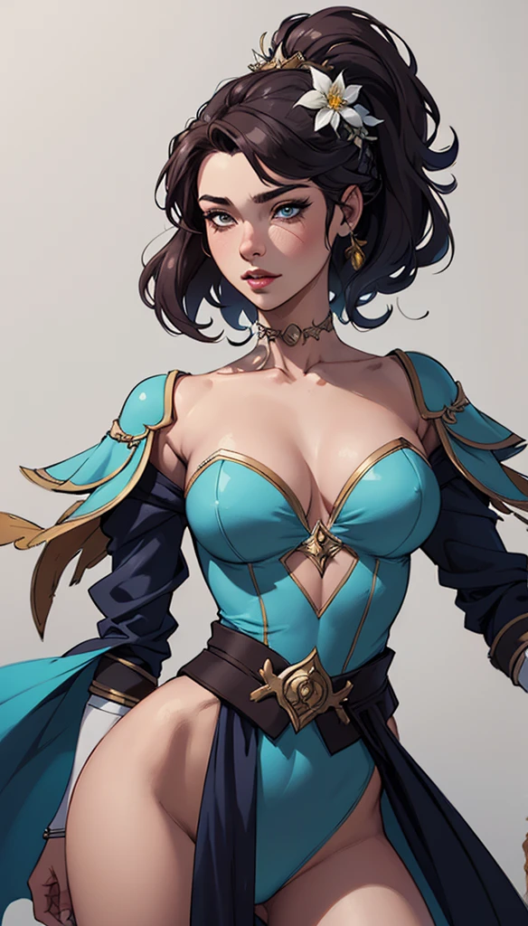 Personagem mulher estilo atompunk Fiona rainha Anna de Arendelle com marcas de guerras Imagem de desenho animado de uma mulher .Ilustra??o estilo desenho animado, estilo de arte dos desenhos animados, estilo de arte dos desenhos animados, digital illustration style, estilo atompunk design de personagens altamente detalhado, arte digital detalhada coragem, Forest fan art, Design de personagens de retrato, beautiful digital illustration, retrato de alta qualidade, Arte em quadrinhos, mulher jovem cabelo com transas lindas . Queen Anna of ArendelleBeautiful lined eyes Medium large bust and wonderful sexy clothes. image expression of sexual desire from waist to head illustration Queen Anne of Arendelle atompunk style Fallout 4 style pose a close-up of a woman with a flower in her hair, obras de arte no estilo de guweiz, extremely detailed digite germe, digite germe. alto detalhe, style digite germe, digite germe. anime illustration, digite germe portrait, modelo uniforme | digite germe, digite germe and rossdraws playboy
