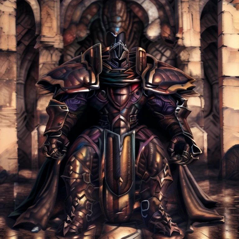 (masterpiece, best quality, detailed:1.5) (Pokémon) (LUCARIO:1) (gigantic muscles:1.2), (nj5furry:1.5), detailed full body, a knight's mechanical armor, glowing wide and heavy armor, wears full body armor. massive muscles, huge pecs, chiseled abs, huge pectorals, exaggeratedly huge muscles. wearing a cloak. unusually developed muscular body big muscle, pecs, triceps, traps, waist narrow, unusually developed muscular body, Dark knight, BlackKnight_fe, The claws are sharp, Sharp teeth, He wears a black cloak on his back. sitting on the throne