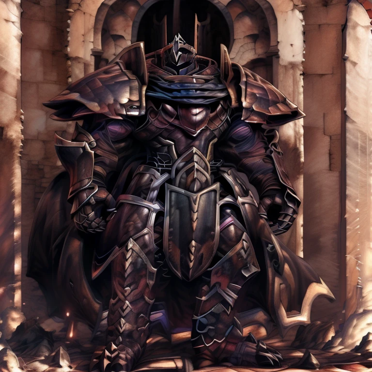 (masterpiece, best quality, detailed:1.2) (Pokémon) LUCARIO, detailed full body, a knight's mechanical armor, glowing wide and heavy armor, wears full body armor. massive muscles, huge pecs, chiseled abs, huge pectorals, exaggeratedly huge muscles. wearing a cloak. unusually developed muscular body big muscle, pecs, triceps, traps, waist narrow, unusually developed muscular body, Dark knight, BlackKnight_fe, The claws are sharp, Sharp teeth, He wears a black cloak on his back. giant