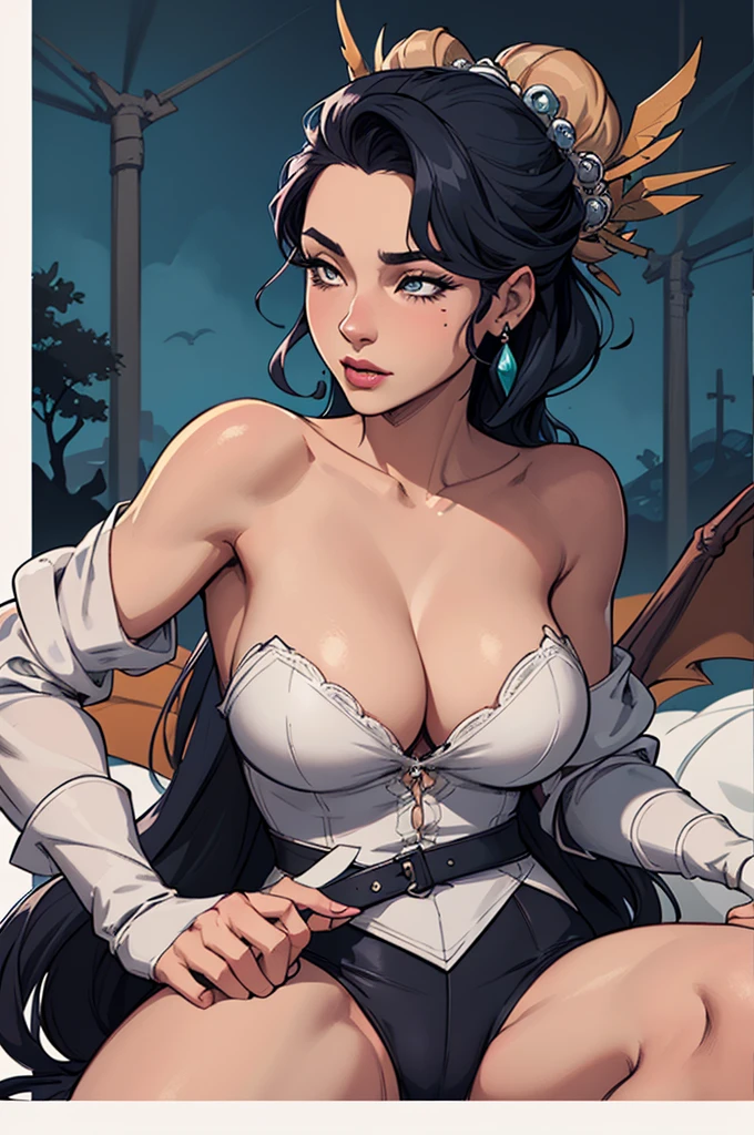 Character style Cartoon style digital illustration GTA style female style beautiful breasts symmetrical medium breasts Fiona with war marks Cartoon image of a woman .Ilustra??o estilo desenho animado, estilo de arte dos desenhos animados, estilo de arte dos desenhos animados, digital illustration style, estilo atompunk design de personagens altamente detalhado, arte digital detalhada coragem, Forest fan art, Design de personagens de retrato, beautiful digital illustration, retrato de alta qualidade, Arte em quadrinhos, mulher jovem cabelo com transas lindas . Eyelined eyes Medium large bust and wonderful sexy clothes. image expression of sexual desire from waist to head illustration Queen Anne of Arendelle atompunk style Fallout 4 style pose playboy magazine a close-up of a woman sitting with a dragon cartoon of a woman .illustration style cartoon style digital illustration GTA style