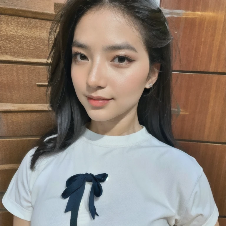 (masterpiece, best quality:1.2), realistic 1girl, solo, looking to viewer, portrait