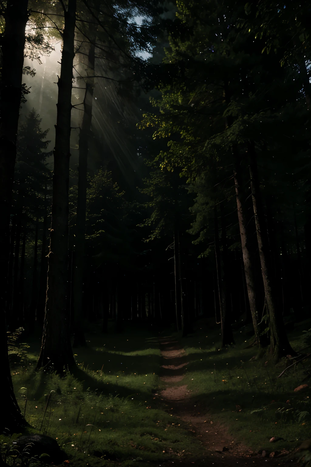 FOREST BACKGROUND SEREN NIGHT SCENE