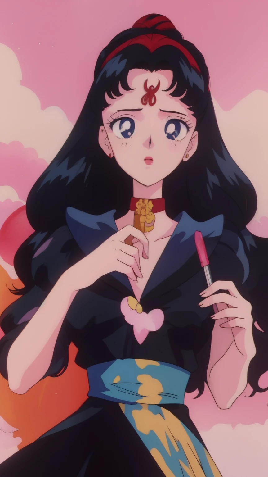 (no humans:1.4),  sforzando, harmonics, black metal, holding lipstick in hand, blowing kiss
EPTakeuchiNaokoStyle, 1990s \(style\), anime screencap, retro artstyle, anime coloring, traditional media, (Masterpiece:1.3) (best quality:1.2) (high quality:1.1)