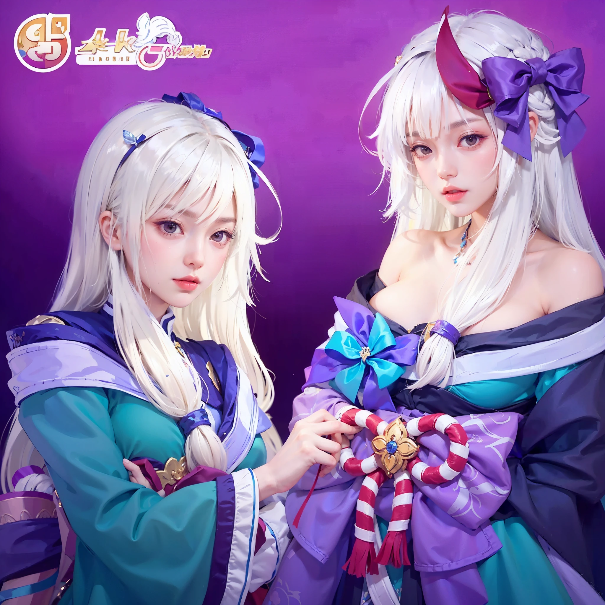 a close up of a 2 girls , black hair , big booobs , shadowbringers cinematic, 4 k detail fantasy, a beautiful fantasy empress, game cg, xianxia fantasy, xianxia hero, 2. 5 d cgi anime fantasy artwork, cinematic goddess close shot, ruan jia and artgerm, wow 4 k detail fantasy, hyperdetailed fantasy character