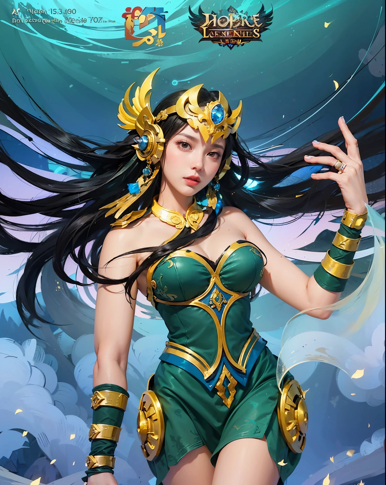 a close up of a 1 girl , black hair , big booobs , shadowbringers cinematic, 4 k detail fantasy, a beautiful fantasy empress, game cg, xianxia fantasy, xianxia hero, 2. 5 d cgi anime fantasy artwork, cinematic goddess close shot, ruan jia and artgerm, wow 4 k detail fantasy, hyperdetailed fantasy character