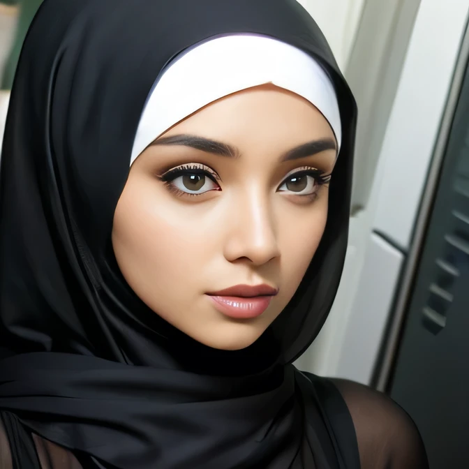 Woman, hijab, sexy
