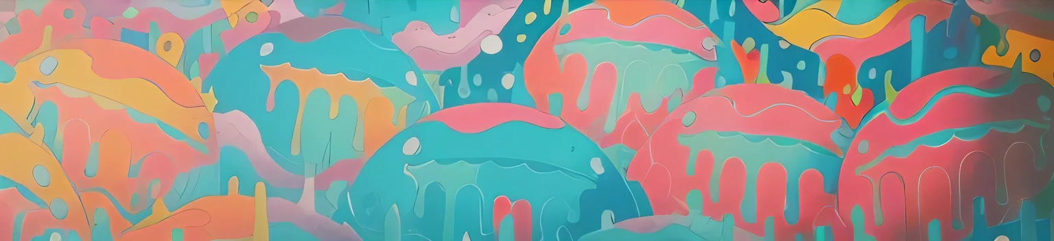 brightly colored ice creams are running down the wall, brinquedo, gotejante, arte vibrante dos desenhos animados, pinga, inspirado em Tomokazu Matsuyama, psychedelic cores pingando, pintura por gotejamento, blobs, inspirado em Takashi Murakami, toxic pinga, cores pingando, tinta pingando, limo colorido, estilo de arte de takashi murakami, arte colorida