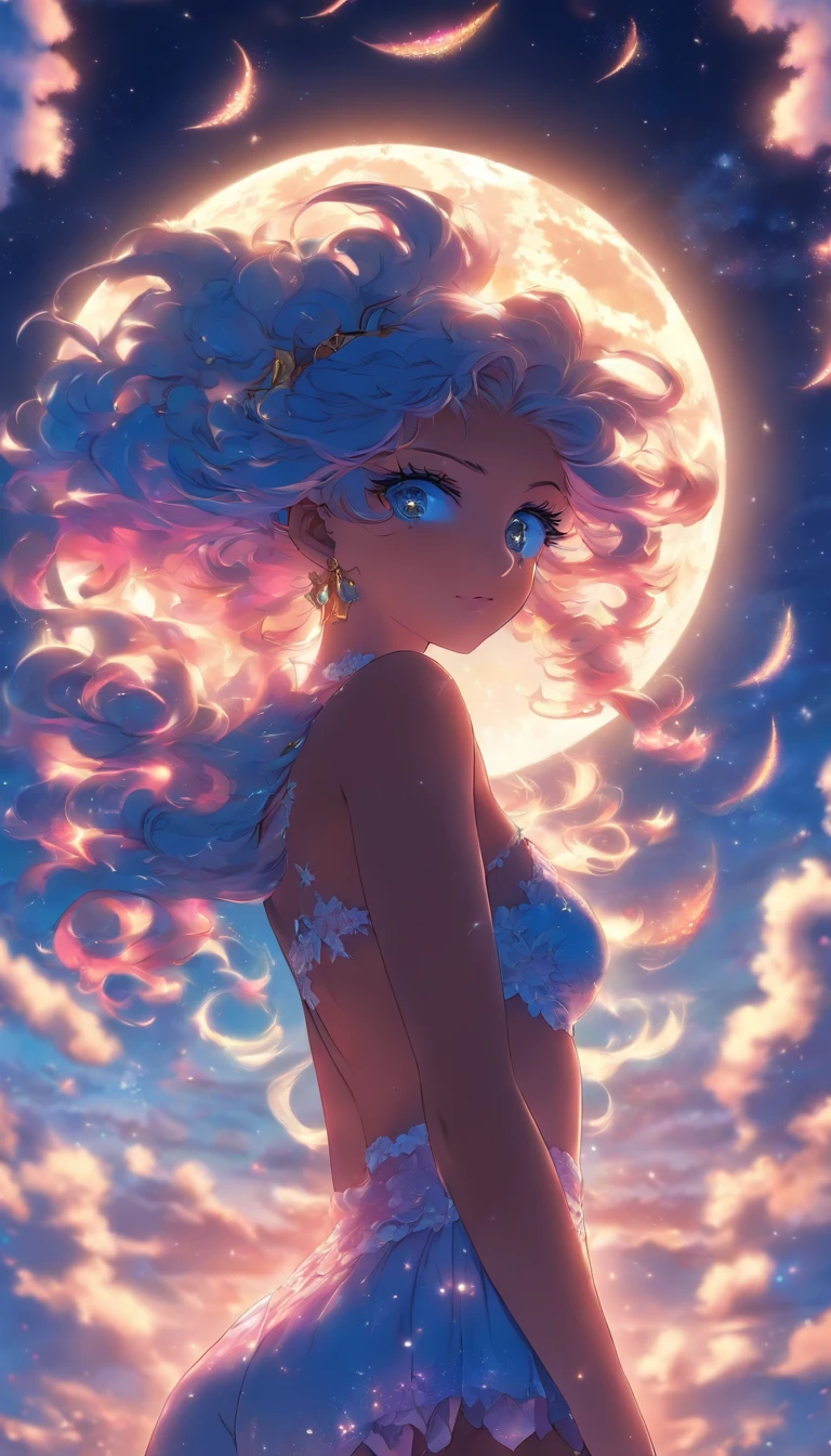 The goddess　underwear　Glasses　moon