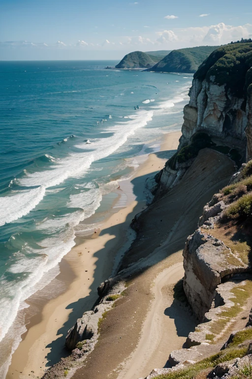 Cool summer sea without people