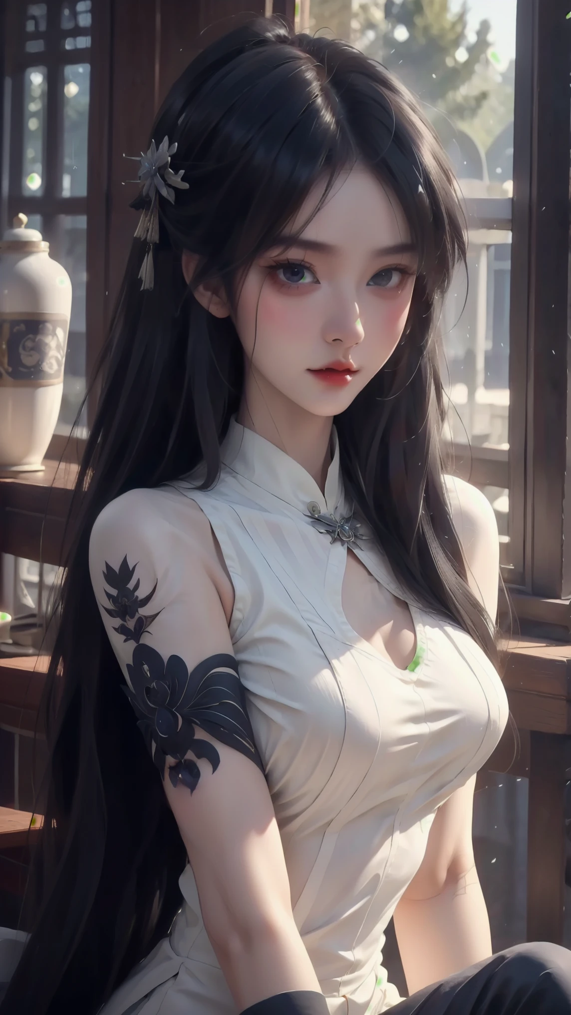 ((best quality, 8K, masterpiece:1.3)), important: 1.2, Perfect body beauty: 1.4, Hips: 1.2, ((Layered Hairstyle, Chest: 1.2)), (wet clothes: 1.1), (rain, street:1.3), Tube Top Dress: 1.1, Highly detailed face and skin textures, Squint, Double eyelids, 美White skin, long hair, (shut up: 1.3), Smiling white-haired girl, High Ponytail发型, Chest过大, Succubus, (((Succubus tattoo on lower abdomen))),Full body image, Sexy girl, Sexy, Happy laughter, Shy,, Express, There is a heart in the eyes, (Detailed drawing of eyes), Sexy Long legs, Thin waist, Sweat is running down my waist,  ((Succubus tattoo extreme detail portrayal))), Wings of Ice and Fire, Front squat, Dark lock method, 2D Blush, crazy, Monster Girl, toy doll, Fangs, Big goals, Asymmetrical bangs, Transparent clothes, Hands on thighs, look away, 8K resolution, missionary, Raise an eyebrow, shiny hair, Flower head, Wristbands, White hair bandage、Close-up of miss wearing white mask, Beautiful character painting, guweiz, Gurwitz-style artwork, White-haired god, author：Yang Jie, Epic and beautiful character art, Stunning character art, author：Fan Qi, by Wuzhun Shifan, pixiv art station street guweiz, Single ponytail, insult, High Ponytail, Tall and big, Long legs, (sleeveless lace shirt), (shorts), (Striped )), ((Striped )), Walk, elegant, dignified, miss, Beautiful curves, sweet smile, Strong sense of detail and layering, rich and colorful, Has a unique texture, rich and rich and colorful, color, vivid, Design Art, 16K, Super detailed, {{illustration}}, {Extremely refined}, {Exquisite surface treatment}, Super detailed, Delicate and shining eyes, {{light}}, 极致light效果, Model: realism, CFG size: 12, Laura: Bright texture (1.35), high quality, masterpiece, Exquisite facial features, Delicate hair depiction, Detailed depiction of the eyes, masterpiece, best quality, Ray Tracing, Extremely detailed CG unified 8K wallpaper, masterpiece, best quality, (1 girl), 完美miss身材, (((White tight T-shirt))), beautiful eyes, (Delicate face), short black hair, Tie your hair up, light blue hairpin, Black Silk Frame Glasses, in class, (White skin), (Optimal lighting), (Super intricate details), 4k unity, (Super detailed CG), Showing off her white legs, , Hot Pants, shorts,(The tail end is heart-shaped 💟 A purple haired girl with a long ponytail hairstyle and a seductive charm (with celebrity tattoos on her lower abdomen) a Full body image, raise your hands above your head, a Sexy girl with a Sexy, 快樂Express, blush, Shy的, a charming expression, frown in disgust, celebrity tattoos, Purple hair girl with long ponytail, Transparent tops, Chest过大, Chest过大, charm, ((with red charm tattoo on the lower abdomen), Full body image, raise your hands above your head, Sexy girl, Sexy, 快樂Express, blush, Shy的,  charming expression,(Eye detail depiction), Sexy Long legs, Slim waist, Sweat beads on waist, (with Sexy vest line), 
