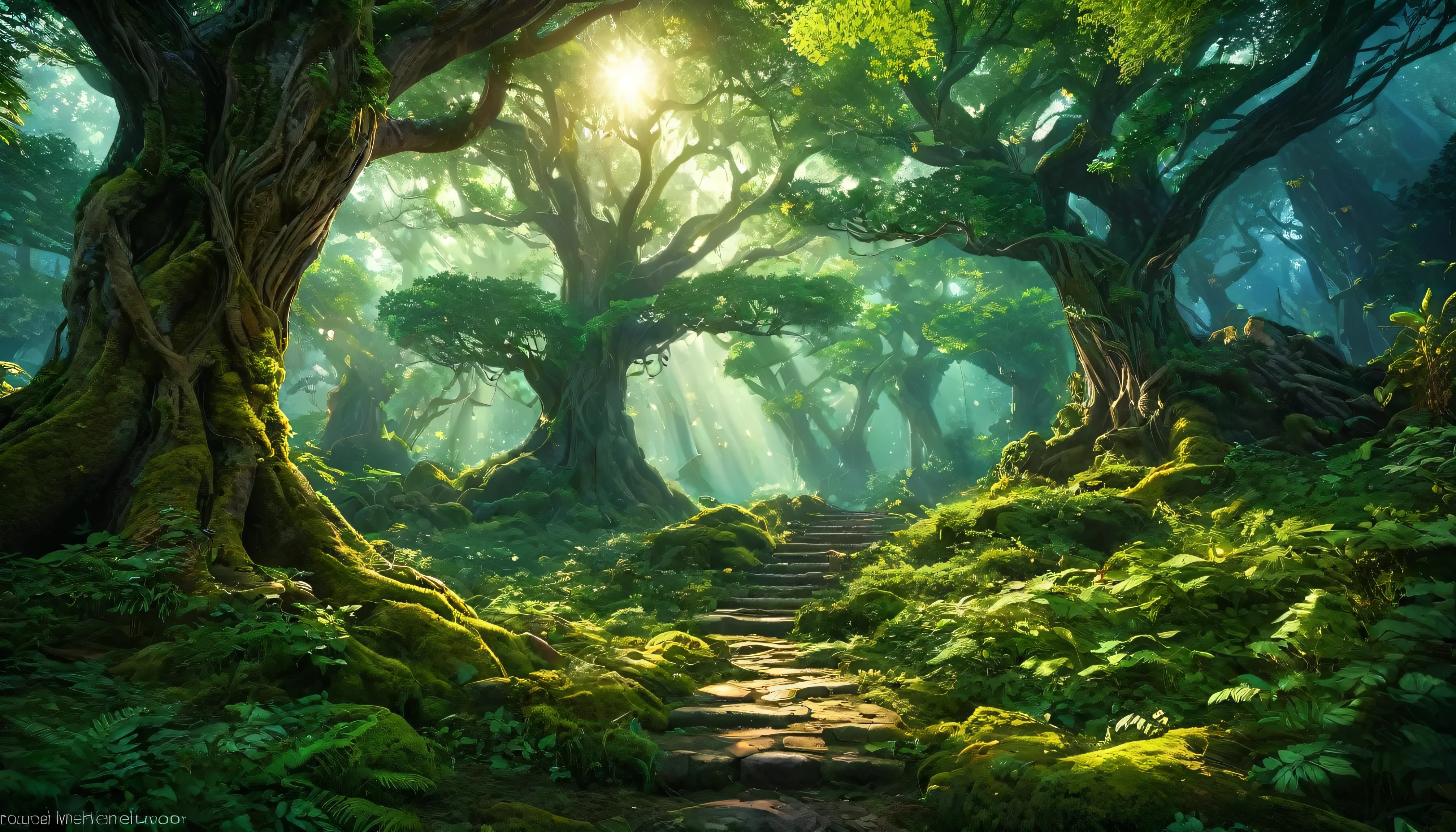 (anime, fantasy), (best quality, high resolution, depth of filed, HDR:1.2), (A majestic ancient elven forest, dense ancient tree, dense lush foliage, unique vegetation), fantastical landscapes, vibrant colors, majestic, enchanted, elven runes, (dark gloomy atmosphere). A mesmerizing fantasy with enchanting elements blending seamlessly, beautiful, extremely detailed, intricate, delicate, serene fantasy, light filtering through the trees, bokeh, cinematic lighting, 8k, high quality