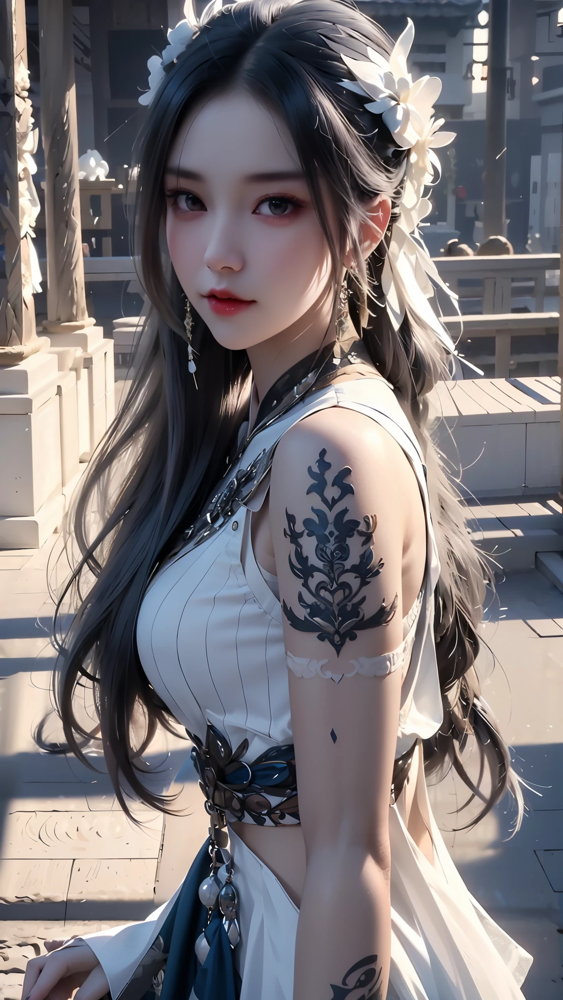 ((best quality, 8K, masterpiece:1.3)), important: 1.2, Perfect body beauty: 1.4, Hips: 1.2, ((Layered Hairstyle, Chest: 1.2)), (wet clothes: 1.1), (rain, street:1.3), Tube Top Dress: 1.1, Highly detailed face and skin textures, Squint, Double eyelids, 美White skin, long hair, (shut up: 1.3), Smiling white-haired girl, High Ponytail发型, Chest过大, Succubus, (((Succubus tattoo on lower abdomen))),Full body image, Sexy girl, Sexy, Happy laughter, Shy,, Express, There is a heart in the eyes, (Detailed drawing of eyes), Sexy Long legs, Thin waist, Sweat is running down my waist, ((Succubus tattoo extreme detail portrayal))), Wings of Ice and Fire, Front squat, Dark lock method, 2D Blush, crazy, Monster Girl, toy doll, Fangs, Big goals, Asymmetrical bangs, Transparent clothes, Hands on thighs, look away, 8K resolution, missionary, Raise an eyebrow, shiny hair, Flower head, Wristbands, White hair bandage、Close-up of miss wearing white mask, Beautiful character painting, guweiz, Gurwitz-style artwork, White-haired god, author:Yang Jie, Epic and beautiful character art, Stunning character art, author:Fan Qi, by Wuzhun Shifan, pixiv art station street guweiz, Single ponytail, insult, High Ponytail, Tall and big, Long legs, (sleeveless lace shirt), (shorts), (Striped )), ((Striped )), Walk, elegant, dignified, miss, Beautiful curves, sweet smile, Strong sense of detail and layering, rich and colorful, Has a unique texture, rich and rich and colorful, color, vivid, Design Art, 16K, Super detailed, {{illustration}}, {Extremely refined}, {Exquisite surface treatment}, Super detailed, Delicate and shining eyes, {{light}}, 极致light效果, Model: realism, CFG size: 12, Laura: Bright texture (1.35), high quality, masterpiece, Exquisite facial features, Delicate hair depiction, Detailed depiction of the eyes, masterpiece, best quality, Ray Tracing, Extremely detailed CG unified 8K wallpaper, masterpiece, best quality, (1 girl), 完美miss身材, (((White tight T-shirt))), beautiful eyes, (Delicate face), short black hair, Tie your hair up, light blue hairpin, Black Silk Frame Glasses, in class, (White skin), (Optimal lighting), (Super intricate details), 4k unity, (Super detailed CG), Showing off her white legs, , Hot Pants, shorts,(The tail end is heart-shaped 💟 A purple haired girl with a long ponytail hairstyle and a seductive charm (with celebrity tattoos on her lower abdomen) a Full body image, raise your hands above your head, a Sexy girl with a Sexy, 快樂Express, blush, Shy的, a charming expression, frown in disgust, celebrity tattoos, Purple hair girl with long ponytail, Transparent tops, Chest过大, Chest过大, charm, ((with red charm tattoo on the lower abdomen), Full body image, raise your hands above your head, Sexy girl, Sexy, 快樂Express, blush, Shy的, charming expression,(Eye detail depiction), Sexy Long legs, Slim waist, Sweat beads on waist, (with Sexy vest line),