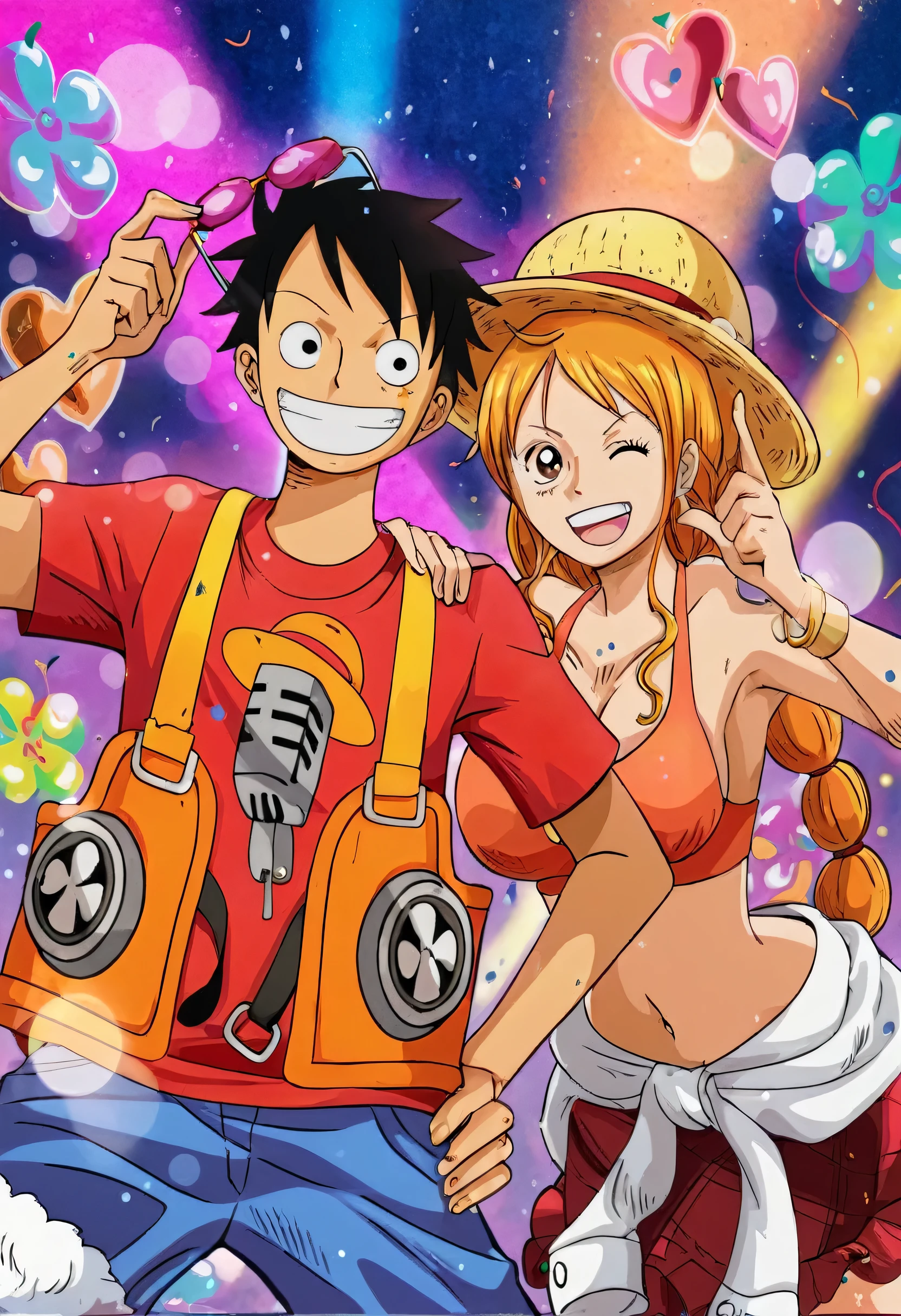 Nami and luffy
