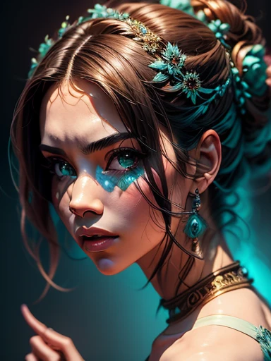 Kim Kardashian, melhor qualidade,16k,high resolution,Obra de arte:1.2),ultra-detalhado,realista,retrato, inteligente e confiante, Jaqueta azul,olhos detalhados, detailed lips,inteligente, na moda, parado em um jardim vibrante e bonito, soft lighting,folhas brisa,atmosfera serena,criatividade,harmonia,energia positiva,Feeling of tranquility,felicidade,artistic style,tons de azul e verde,pinceladas finas,meticulous attention to detail,professional illustration,exquisite rendering,cores vivas,vista perfeita,Perfectly balanced composition,efeitos de pintura hipnotizantes,obra de arte inspiradora