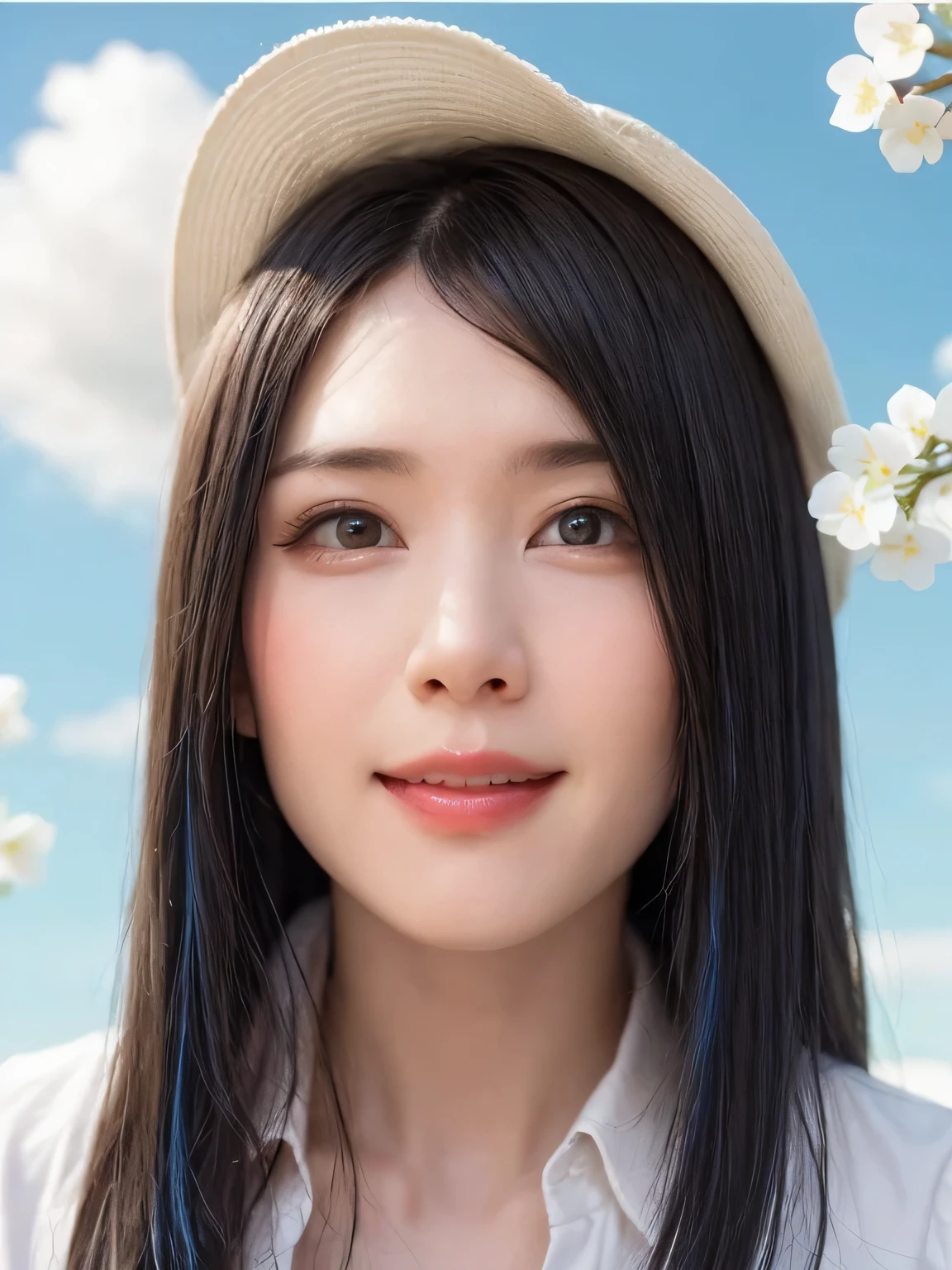 (Software:1.8、masterpiece, best quality),1 girl, Solitary, hyper Practical, Practical,Practical, looking at the audience, Light brown eyes:1.4,Brunette bob short hair with highly detailed shiny hair, Japanese Kimono:1.8, Lebangas:1.4), mouth closed, Upper Body、Large target Chest eye、eyelash、{Large target|Large target Chest|Large targetな|Trillion} all :2, Chest cleavage:2、(((Add highlights to the eyes:1.4、Large target Chest eye、bob short hair、radiant skin:1.4、looking at the audience、she is very beautiful and cute、Let me see your ears、Beautiful long neck:1.8、Smile、Close your mouth and Smile、Bangs and beautiful teeth)))、Ideal body shape、((Very beautiful blue sky with white clouds and beautiful cherry blossom background:2、Beautiful scenery with blue sky and white clouds floating:2、Beautiful deep blue sky and bright cherry blossoms in the background:2))、Beautiful long neck:1.6、(({巨Large target|Large target|Large target|Trillion} Chest, Chest cleavage:2))、(((Beautiful bangs:2、image:2、Close-up of face:2、Close-up of face:2)))、Perfect anatomical structure