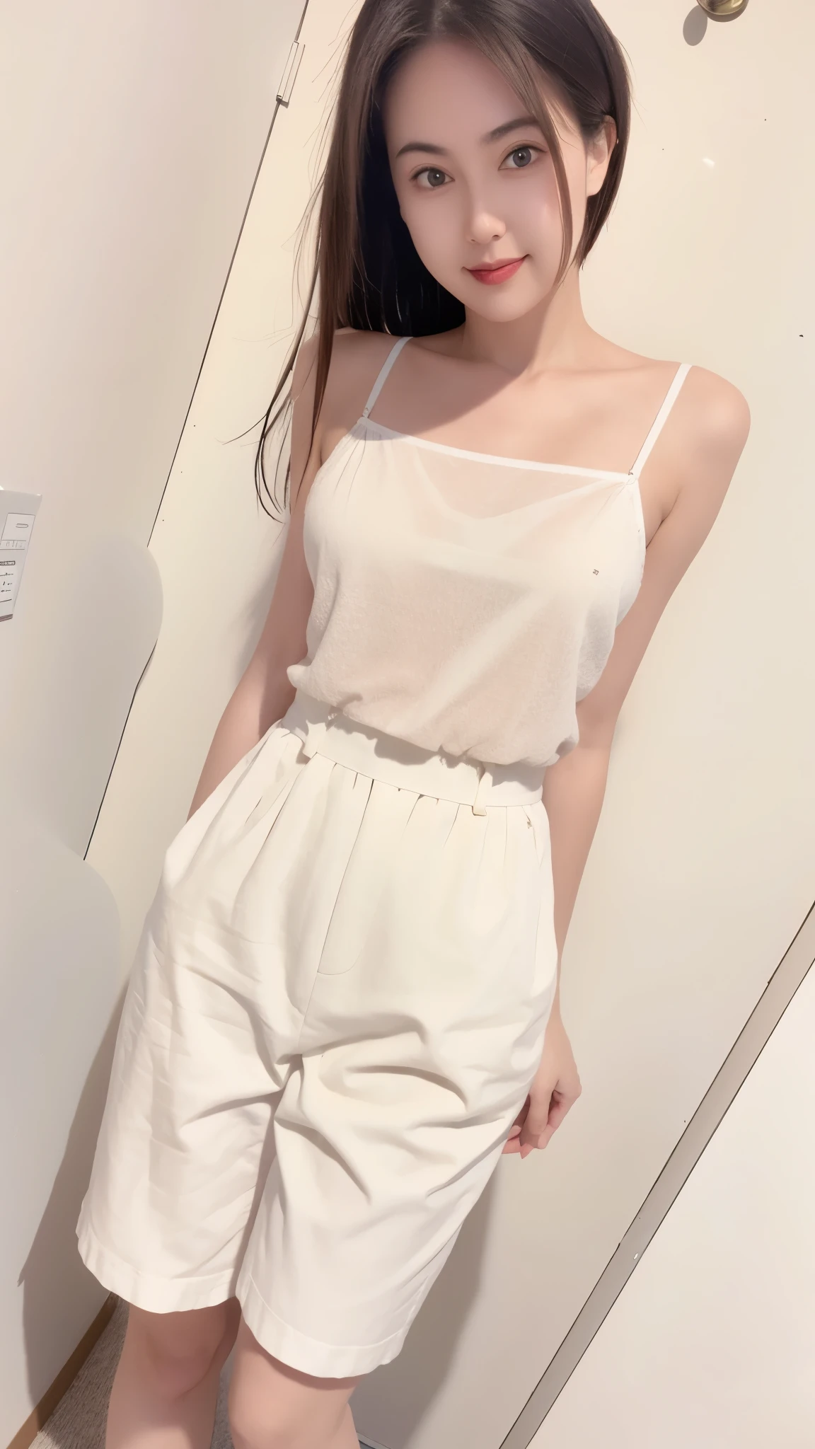A camisole in a fitting room