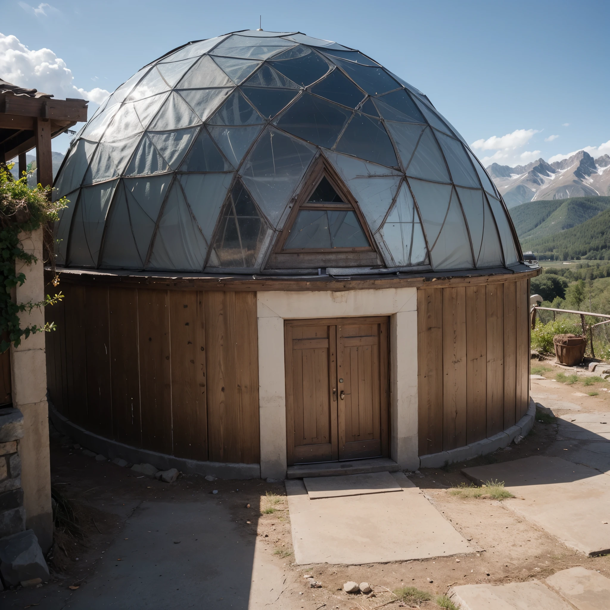 HD pictures，Mountain area，Exterior，Vision，Dome cinema