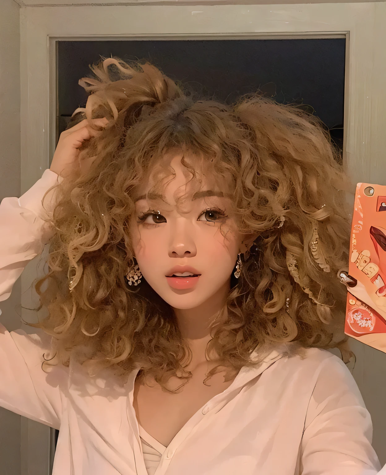 Girl with Asian features 