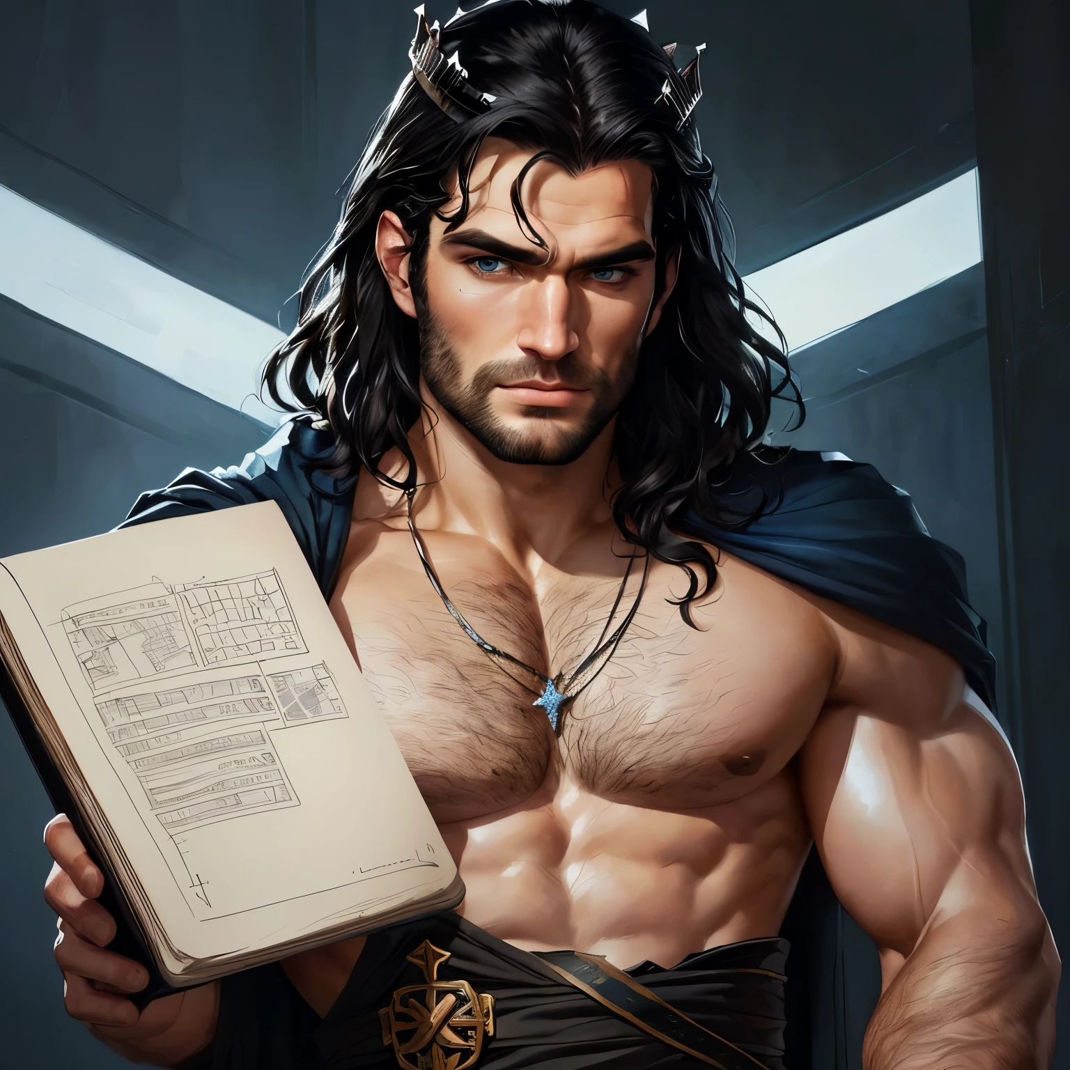 Handsome man,wwe,wrestling,realistic light,Prompt detailsRustic Sketchbook Style, Sketch Book, Hand Drawn, Dark, Gritty, Realistic Sketch, Rough Sketch, Mix of Bold Dark Lines and Loose Lines, Bold Lines, On Paper, Turnaround Character Sheet, a (Stunningly Beautiful God Celestial man), ((Black Hair)), ((Noble king with a Crown)), ((Blue Eyes)), ((White Skin)), ((Kind Look and Face)), Natural Light, Dynamic, Highly Detailed, Watercolor Painting, Watercolor Paper, Artstation, Concept Art, Smooth and Crisp, Sharp Focus, Illustration, High Shot, Slim Body,((Long Black Hair)), (Full Body), (Runes Symbols), Clear Theme, Perfect Composition Ratio, Masterpiece, Best Quality, 4K, Sharp Focus. Better Hand, Perfect Anatomy. by AYMSHANK,handsome man,detaild face,HD,handsome man,Henry Cavill,short hair,no beard,handskme young man,no facial hair,handsome model,Henry Cavill