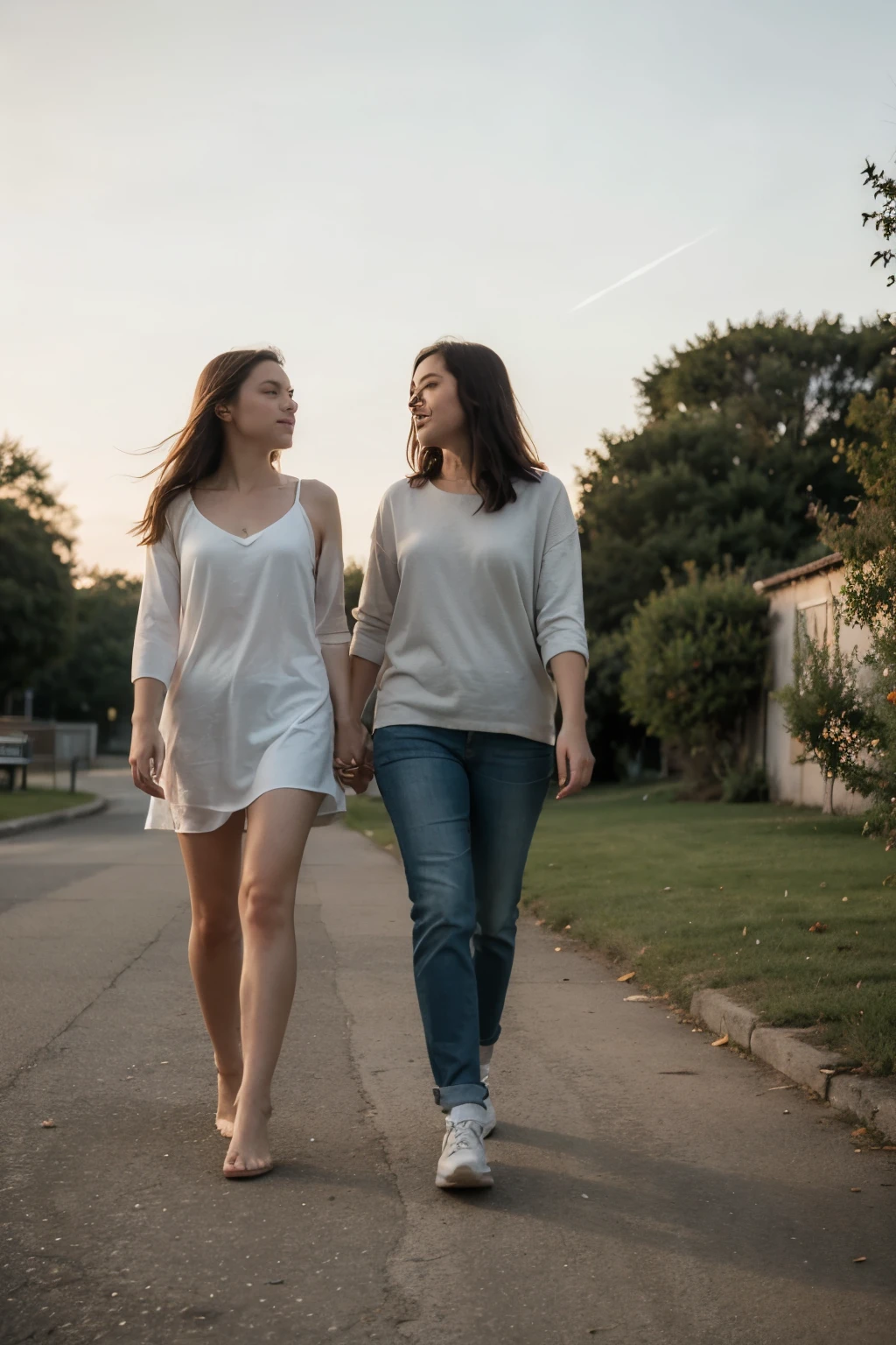 walk, evening,breeze