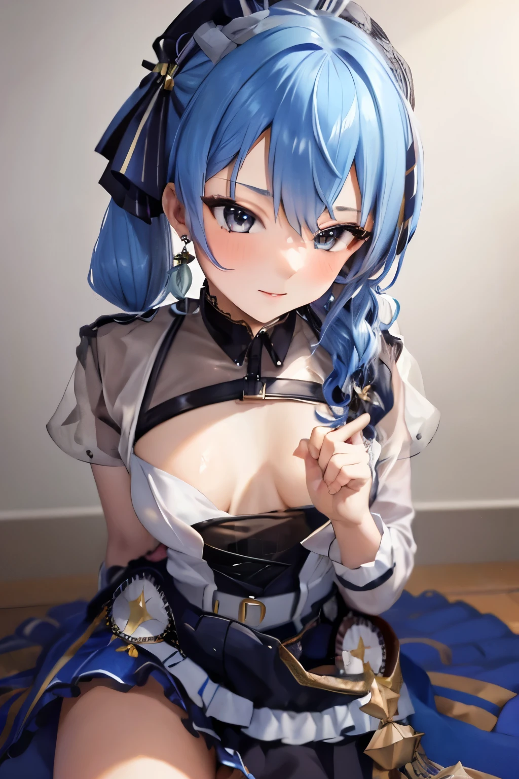 highest quality, Ultra-high resolution, (Realistic:1.4), Twin tails, Detailed Photos, smile, sexy, To the camera, (8k, Realistic, highest quality), (One mature woman), Beautiful Face, (Realistic Face), Flushing、Black Hair, Nipples、Breast milk、Peeing、Leg spread、naked、Double Peace、Saggy breasts、pubic hair、I字Leg spread