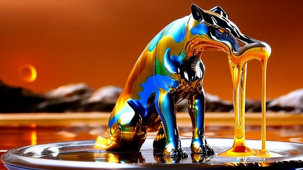 Liquid metal animals、Melting