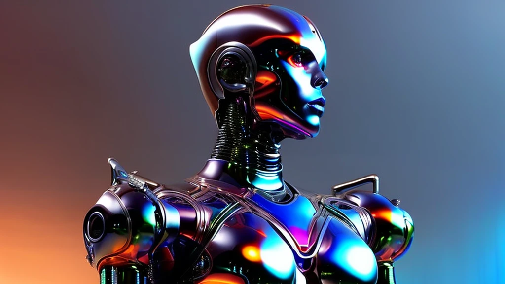 a surreal liquid metal humanoid, highly detailed metal textures, gleaming chrome finish, futuristic cyborg, biomechanical hybrid, flowing liquid metal limbs and body, digital art, cinematic lighting, moody atmosphere, dramatic poses, dynamic composition, photorealistic, 8k, hyper detailed