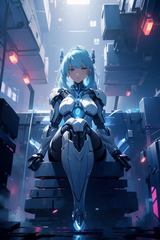 A woman from Arafed takes a photo in a futuristic costume, Wearing futuristic white armor, Girl wearing mecha cyber armor, Unreal Engine Rendering + welcome, Cyborg Porcelain Armor, Shining White Armor, Female cyborg body, Beautiful and attractive cyborg woman, Various Cyber Suits, Beautiful cyborg woman, Beautiful Caucasian girl cyborg, Futuristic Armor, Perfect cyborg woman, Cute way to sit,