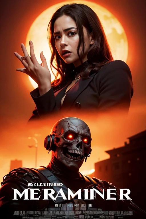 ((mejor calidad)), ((obra maestra)), (detallado), cara perfecta, collage, poster de pelicula, portada de pelicula de horror.