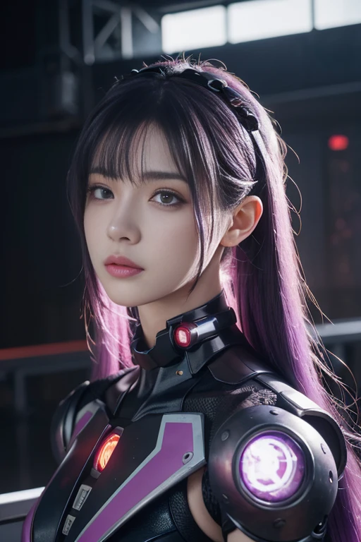 Ultra HD、8K、ＡＩBeauty、リアルBeauty、Gantz、Purple Hair