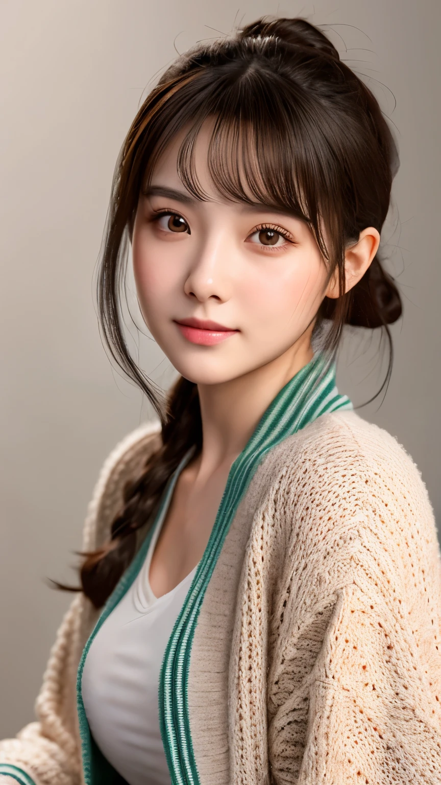 1 girl 23 years old cute best quality Detailed face and skin texture Camisole and cardigan