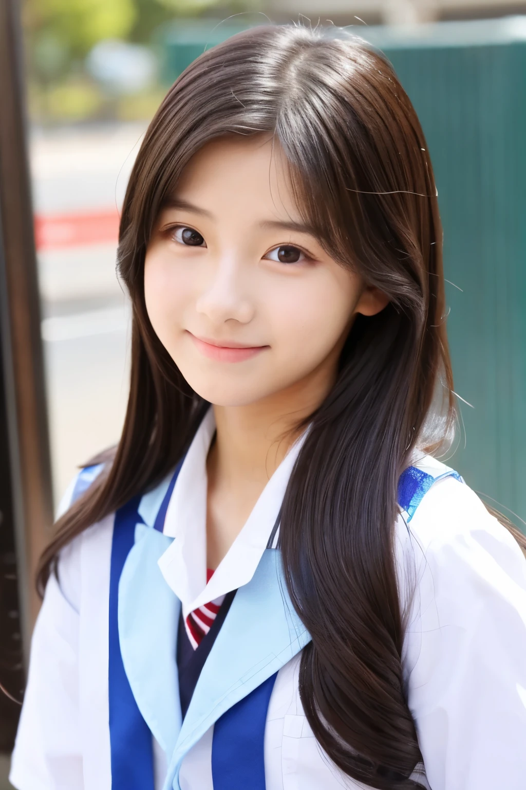 A 20-year-old woman who looks 15 but has the cute face of an idol She is a high school boy's teacher. Gentle and cute Please smile kindly Cleavage High school classroom He is standing in front of the blackboard teaching his students Whole body RAW Photos Genuine Genuine Real Stick High resolution Genuine life No copyright notice
