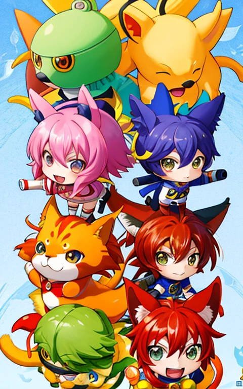 桌上有許多不同類型的玩具figure,Nendoroid3 d,anime statue,玩具figure,q posket,Funny company anime style,動漫動作figure,Nendoroid,PVC Statue,Minion size baby,風格為Nendoroid,figure、 動漫figure、Vinyl Toy Figurines、Nendoroid、action figurine toys、矽膠材質雕像
animal illustrations,mixed species,different kinds of animals,various species,diverse animals,digimon evolution,Ultimate Evolution,perfect body,ultimate body,horse,There is personification,digimon evolution,Ultimate Evolution,perfect body,ultimate body,UFO,有horse,There is personification,有Cat lady
貓耳娘與許多動物的合照,animal illustrations,mixed species,different kinds of animals,various species,diverse animals,digimon evolution,Ultimate Evolution,perfect body,ultimate body,horse,There is personification,digimon evolution,Ultimate Evolution,perfect body,ultimate body,UFO,There is personification,Cat lady,cat ears women\(Lovely,Kawaii,10 years old)rest ,quality\(8K,Extremely detailed, masterpiece,high resolution,top-quality,top-quality real texture skin,提high resolution,RAW photos,Best quality,Very detailed\)