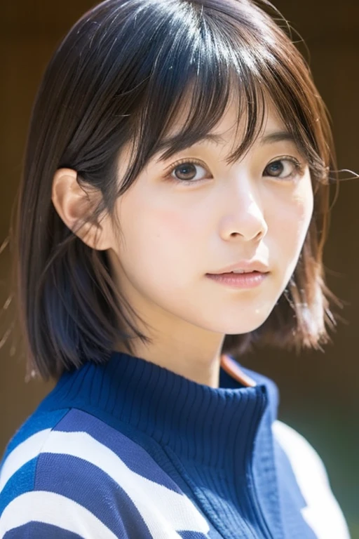 Japanese young woman Similar to Masami Nagasawa Short hair