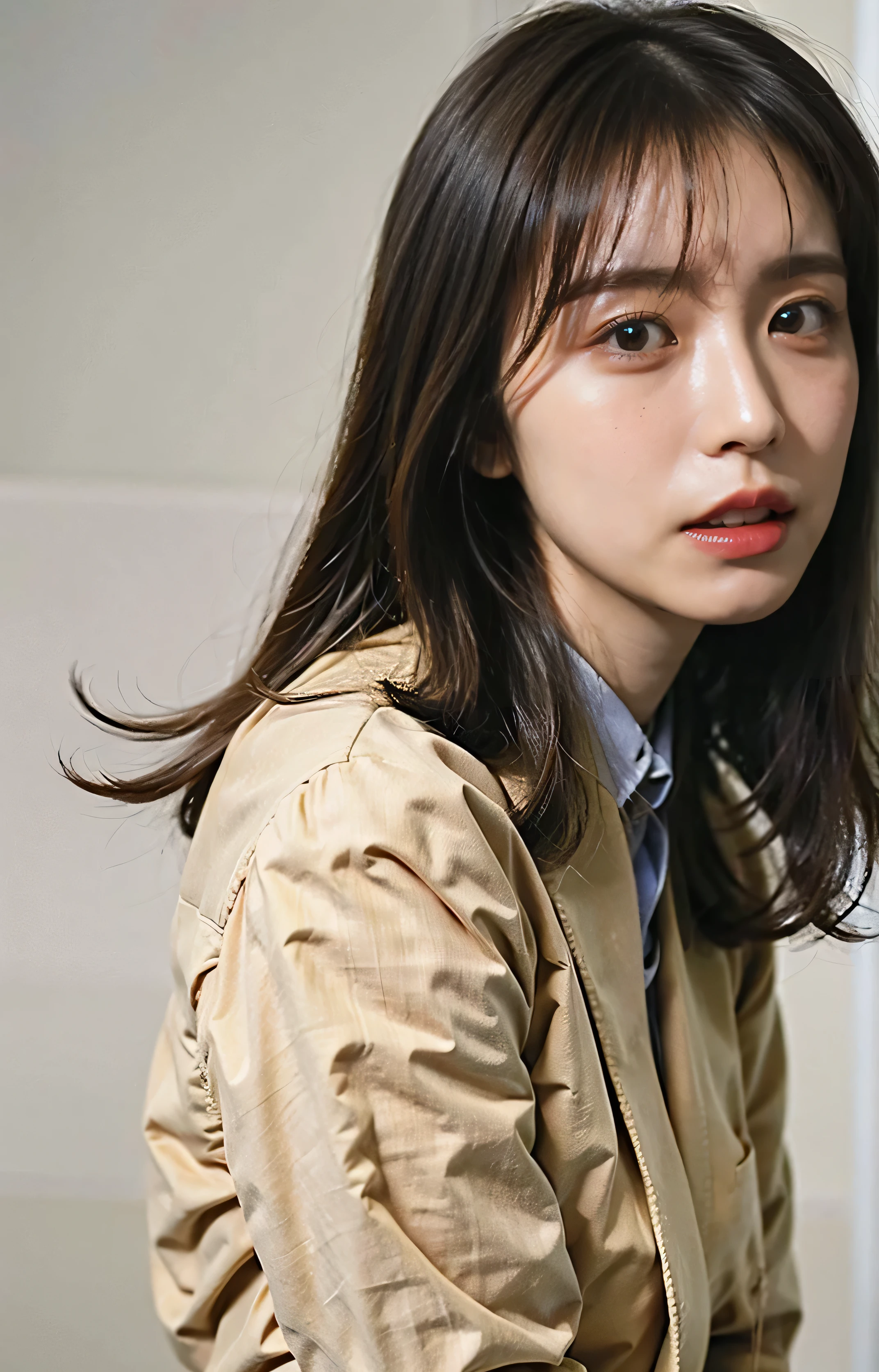 、、Don&#39;t sit、Wear a black leather belt、Wear a luxury watch、Inside the airport、A pink scarf around her neck、（（Standing in the center aisle of an airplane:1.4））.Cabin attendant、Standing in the center aisle、Braided hair only for the bangasterpiece, High definition, airline stewardess in the world, in stewardess costume,,feet, ((( Big Breasts that can be seen even through the uniform1.9))) ,Wide Hips, The luxurious and shiny navy blue uniforms of flight attendants,  Smiling lips, ((stewardess)) 、(超High resolution, 8k wallpaper, High resolution), Cinema Lighting, Physically Based Rendering, Award-winning, Highly detailed skin, Highly detailed face, High Detail Eyes, Carl Zeiss 85mm F/1.4, By Ellen von Unwerth、light light brown hair、｛｛｝｝、（（Big Breasts:1.4））、Breast swelling、Big Breasts、Smile、Big Breasts that can be seen even through clothes、Braid only the front hair、A lovely smile、（（Inside a passenger plane））、Full body photo、ring、Tuck your hair behind one ear、Silver Necklace、smile、 Elegant ponytail、Caustics、Highly detailed photos、Very beautiful ideal short hair、Big Breasts、Super no makeup、(8k、RAW Photos、highest quality、masterpiece:1.2)、(Realistic、Realistic)、1 girl、((Medium Short Hair、Looking into the camera:1.4))、
