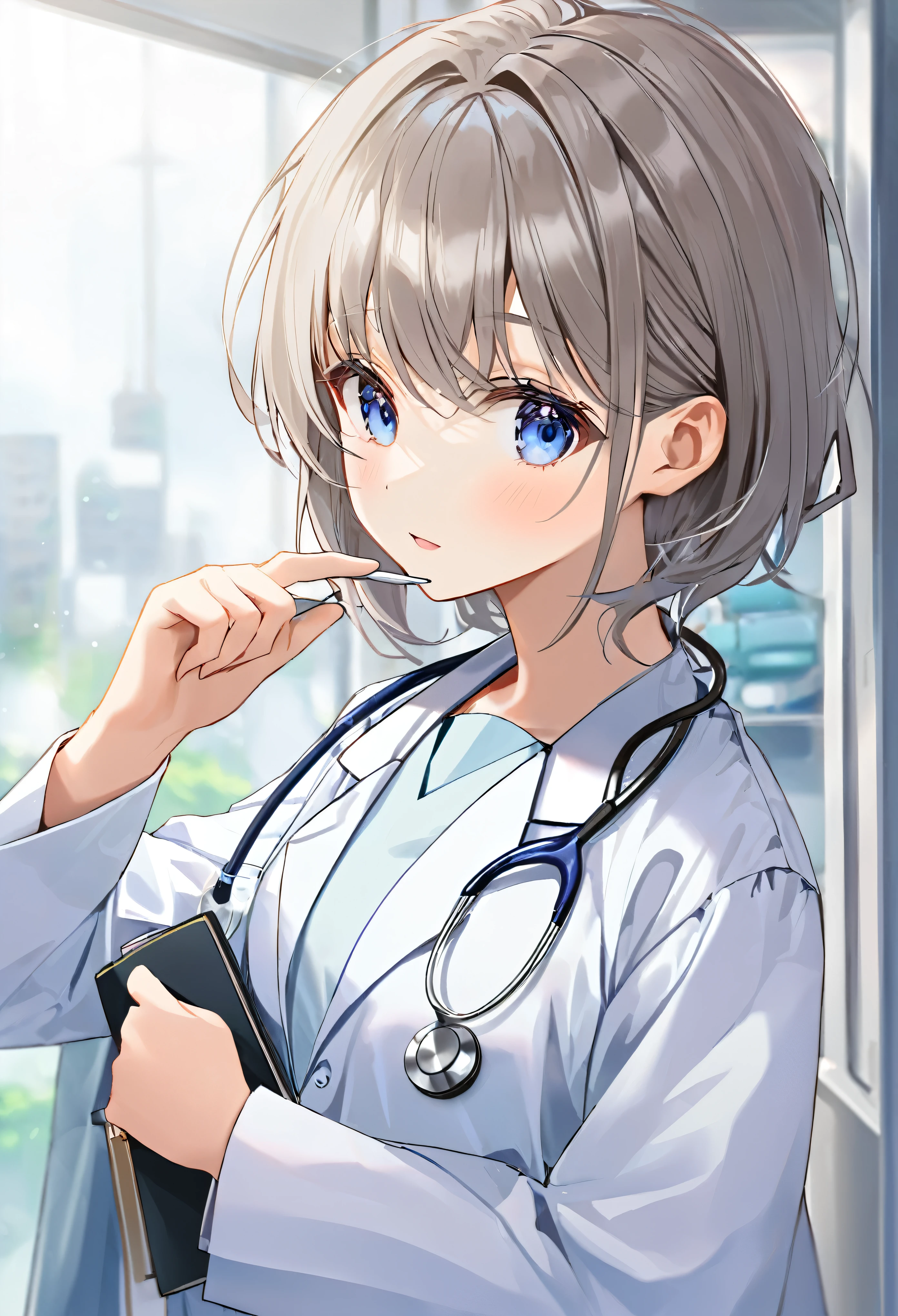 doctor、I'm in the examination room、male、Idol face、Blonde