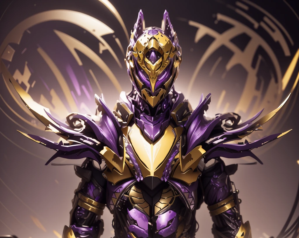 The color changes to yellow and purple，Some and purple（Ensure its layering and armor texture，There are a lot of mechanical textures，As main color，Purple as a secondary hue，Need to appear around the body）