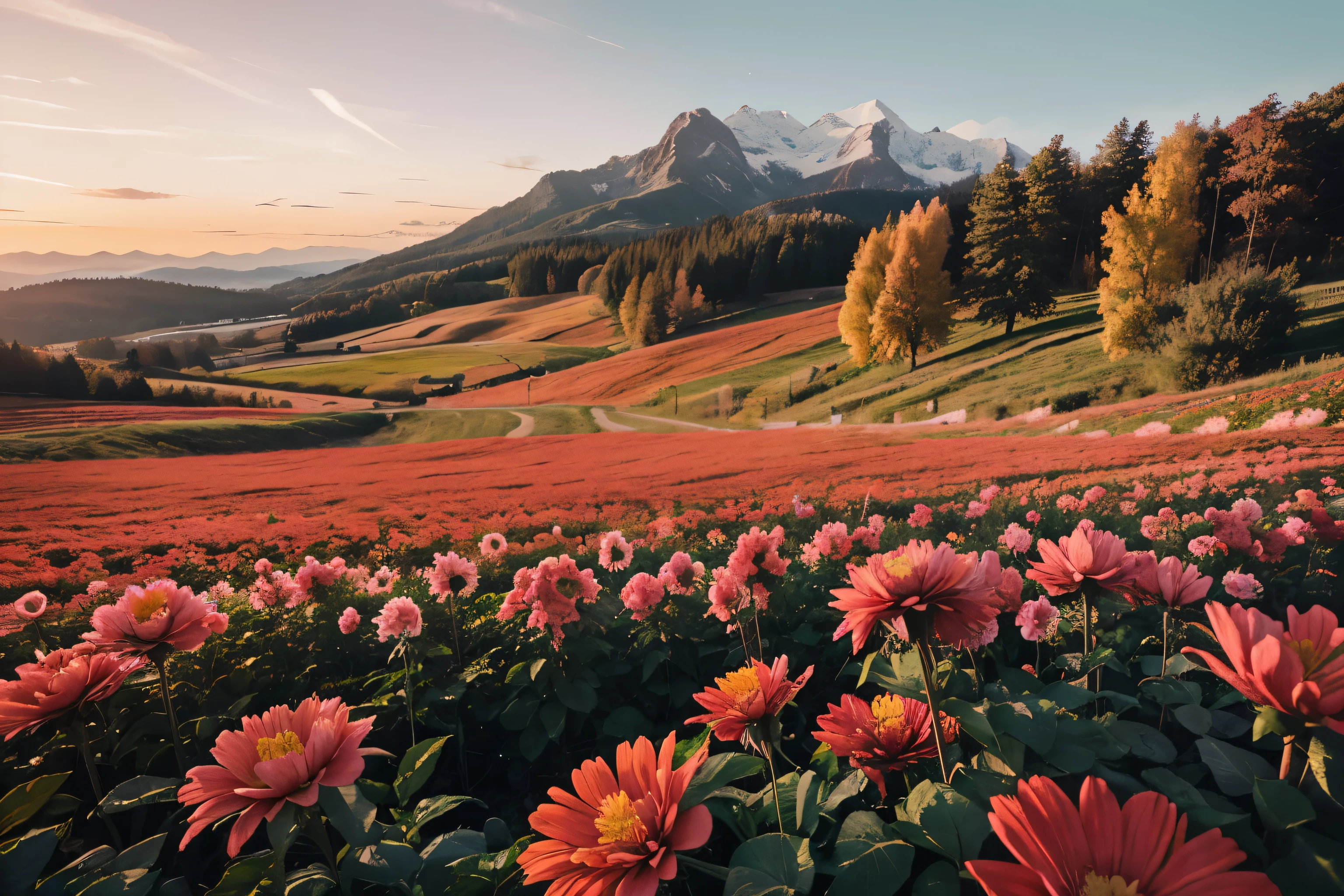 Aesthetic Rise flowers 4k wallpaper