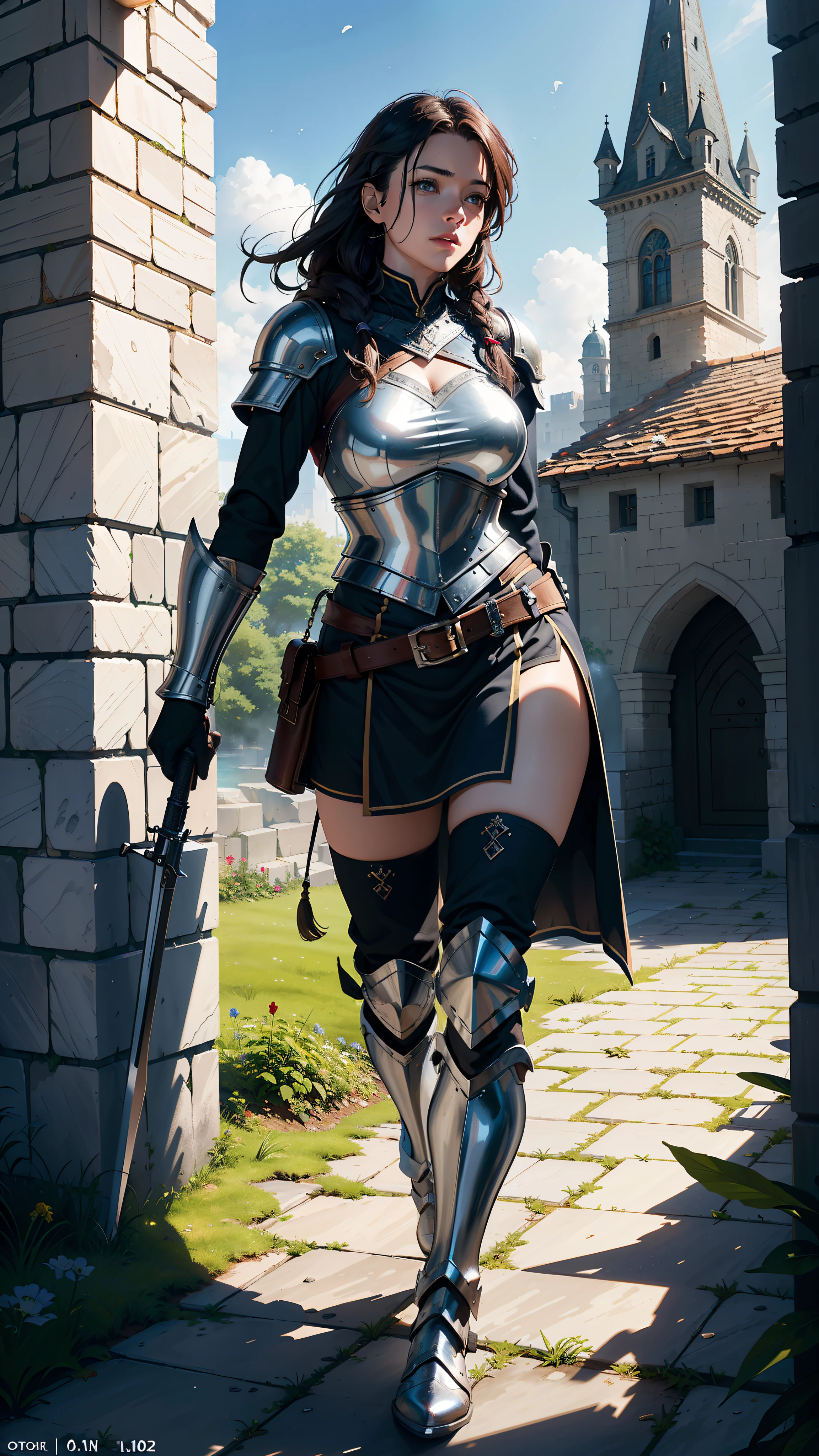 ((Masterpiece, Best Quality, Photorealistic))), (Shiny, textured city walls), (NSFW, 8K Wallpaper, High resolution), Majestic architecture, Dramatic lighting, High-contrast shadows, Detailed textures, Depth of field, (Exaggerated perspective, 1.5), Jewish warriors, (Highly-defined armor, 1.0), (Antique weapons, 1.0), (Sculpted facial features, 1.0), Fortress Tower, (Falling stones, 1.0), (Dust stirred by the crowd, 1.0), The Walls of Jericho, (Rushing streams of