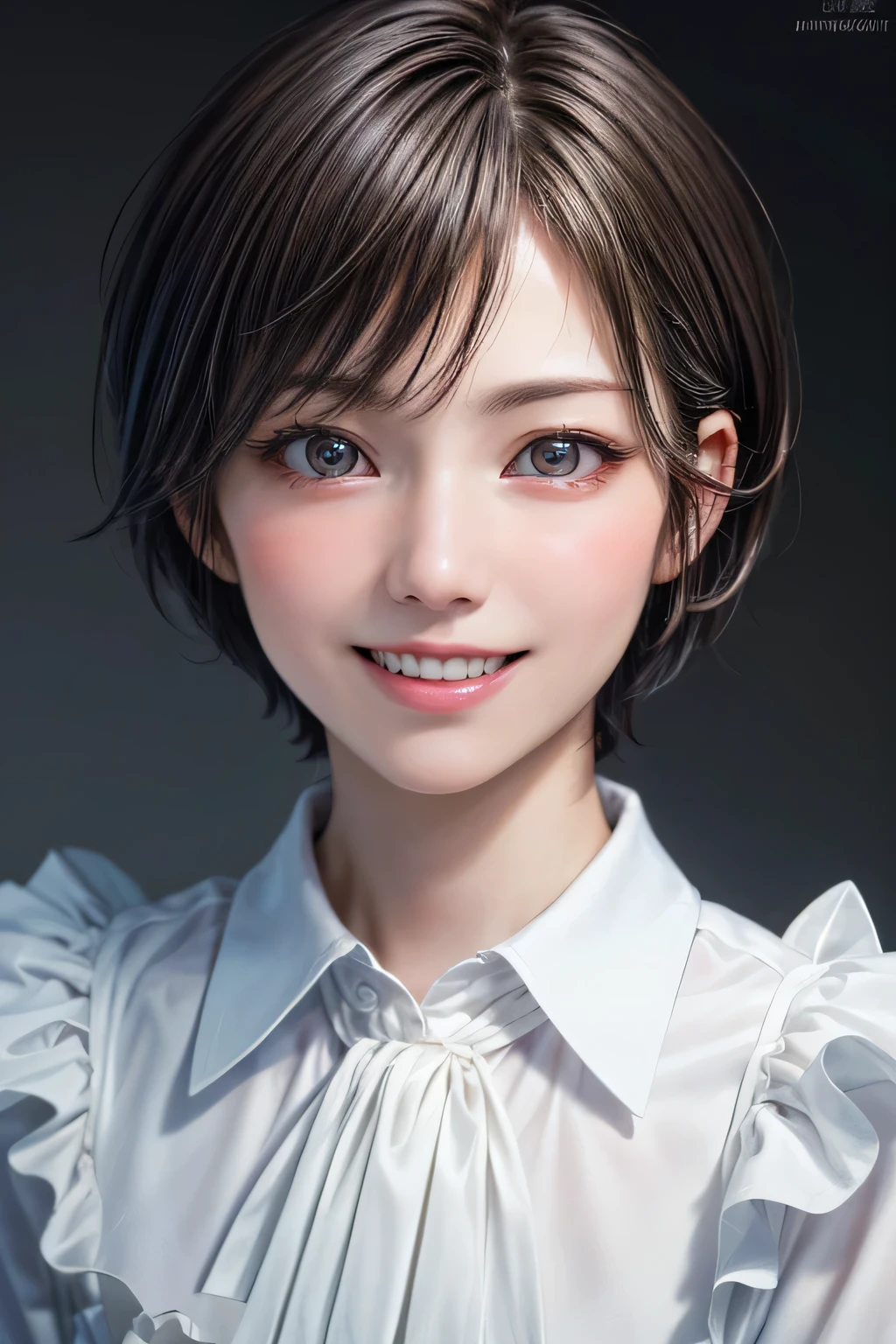 (masterpiece:1.3), ( best quality: 1.4), 
cinematic lighting, 
(1boy), beautiful face, (realistic face), 
beautiful hairstyle, (short hair :1.5),
realistic eyes, beautiful detailed eyes, 
(realistic skin), beautiful skin, 
(blouse), 
absurdres, attractive, 
ultra high res, ultra realistic, highly detailed, 
golden ratio, matsushitanaoi, big smiling, teeth out, 

