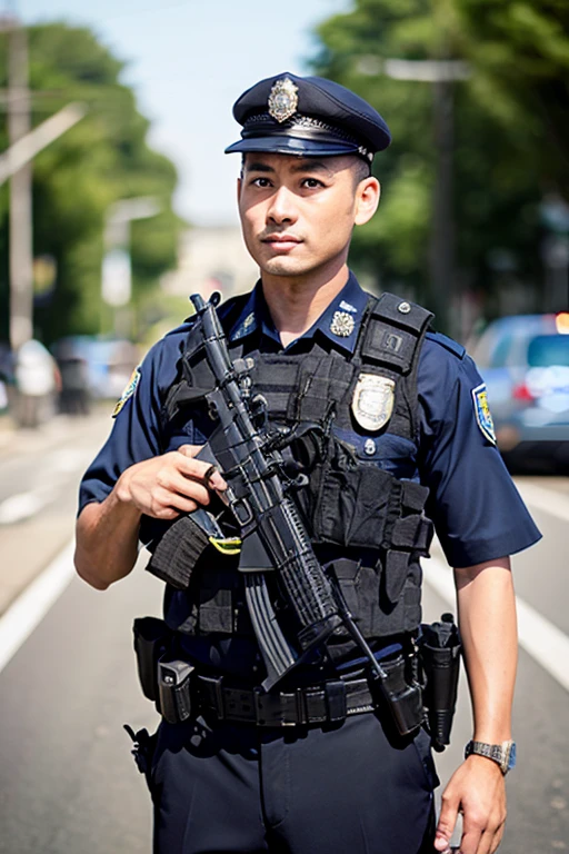 Police Officer、male、Oriental