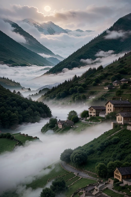 Elara lived in a world of hushed whispers and secrets. Her village nestled at the foot of a mountain shrouded in perpetual mist, where the sun rarely dared to break through.  