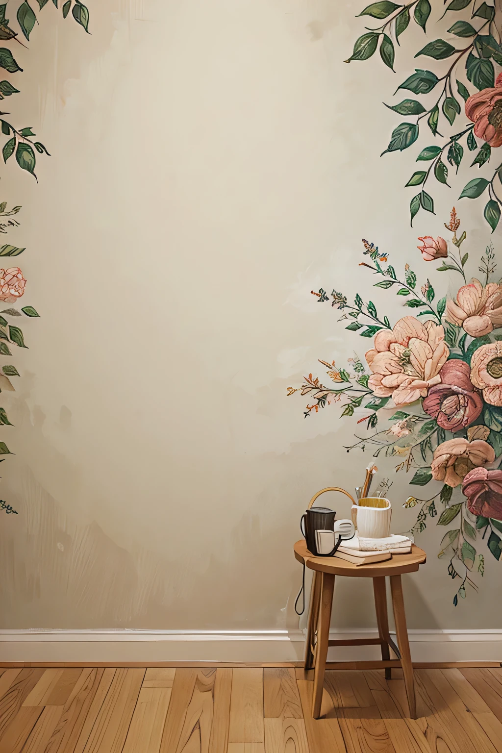 Floral Wall painting 