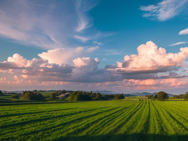 Seventy percent of the sky Beautiful sky countryside