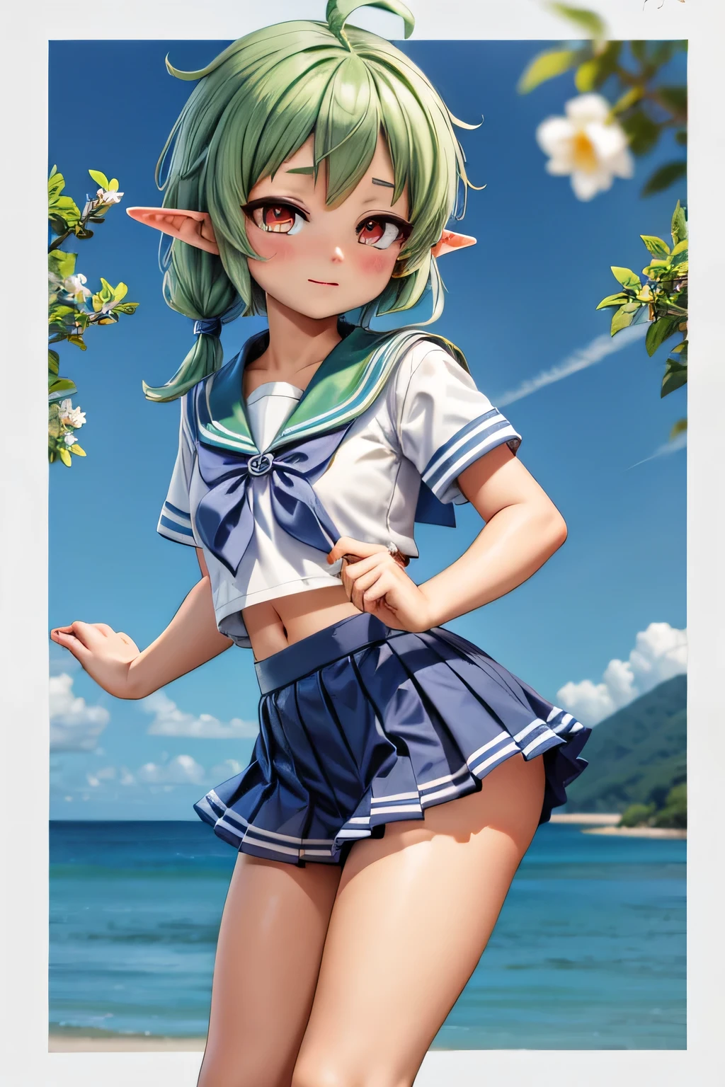 Sailor fuku elf