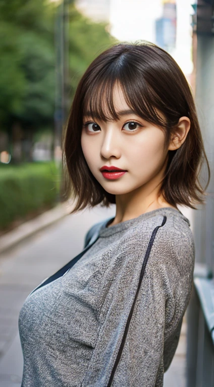  A girl named Hina, Short Hair, Brown Hair, 28 years old,  huge breasts, Curvy, Round face, drooping eyes, [var01], [var02], [var03], [var04],[var05], UHD, retina, masterpiece, ccurate, anatomically correct, textured skin, super detail, high details, high quality, best quality, highres, 1080P, HD, 4K, 8k, jogger pants