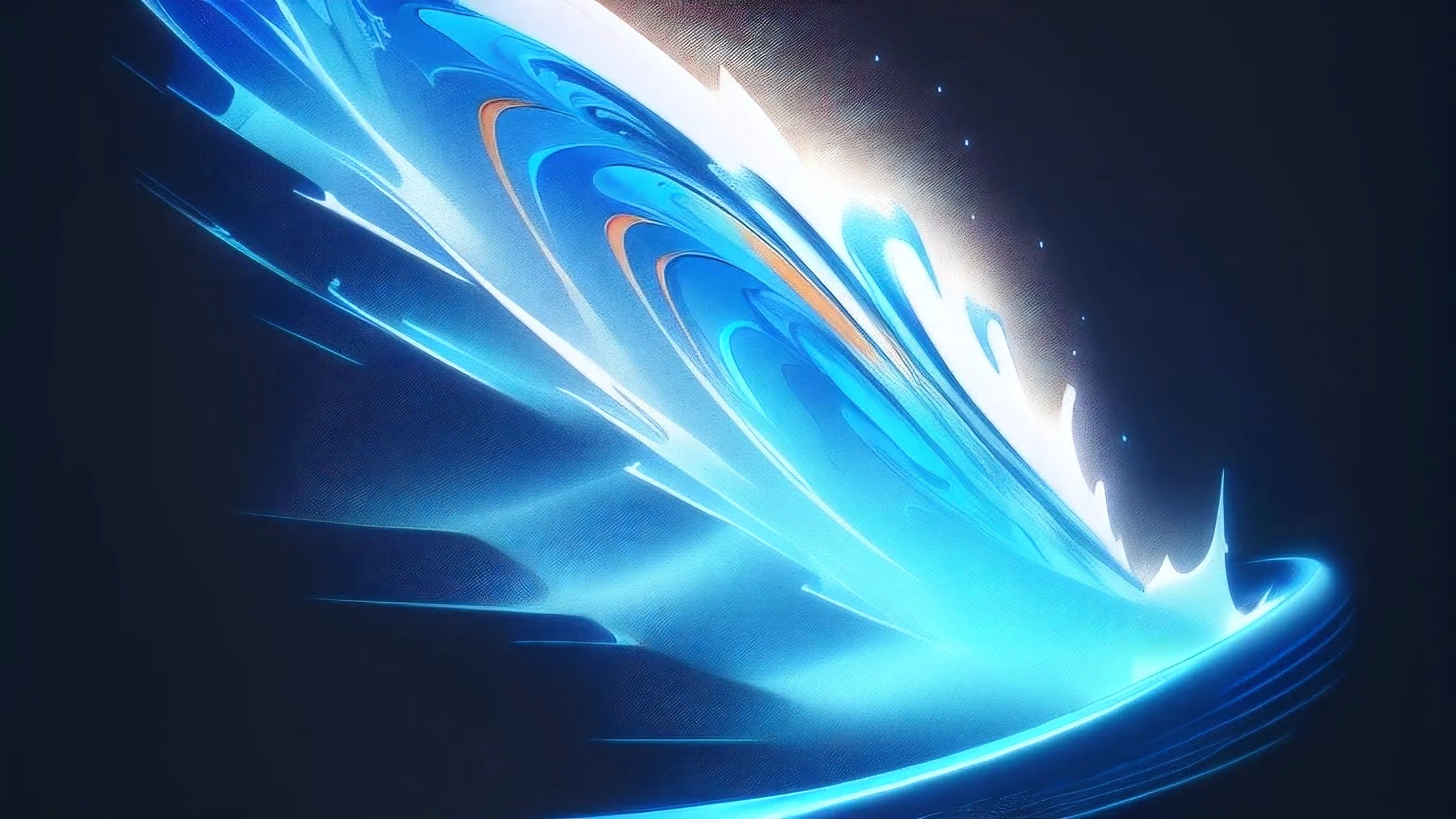 a close up of a blue and orange abstract background with a wave, wallpaper hd, hd wallpaper, wallpaper for monitor, wallpaper 4 k, wallpaper 4k, modern desktop wallpaper, amazing blue background theme, 4 k hd wallpaper very detailed, stunning screensaver, amazing wallpaper, computer wallpaper, high definition background, phone wallpaper hd, hd phone wallpaper, smooth background