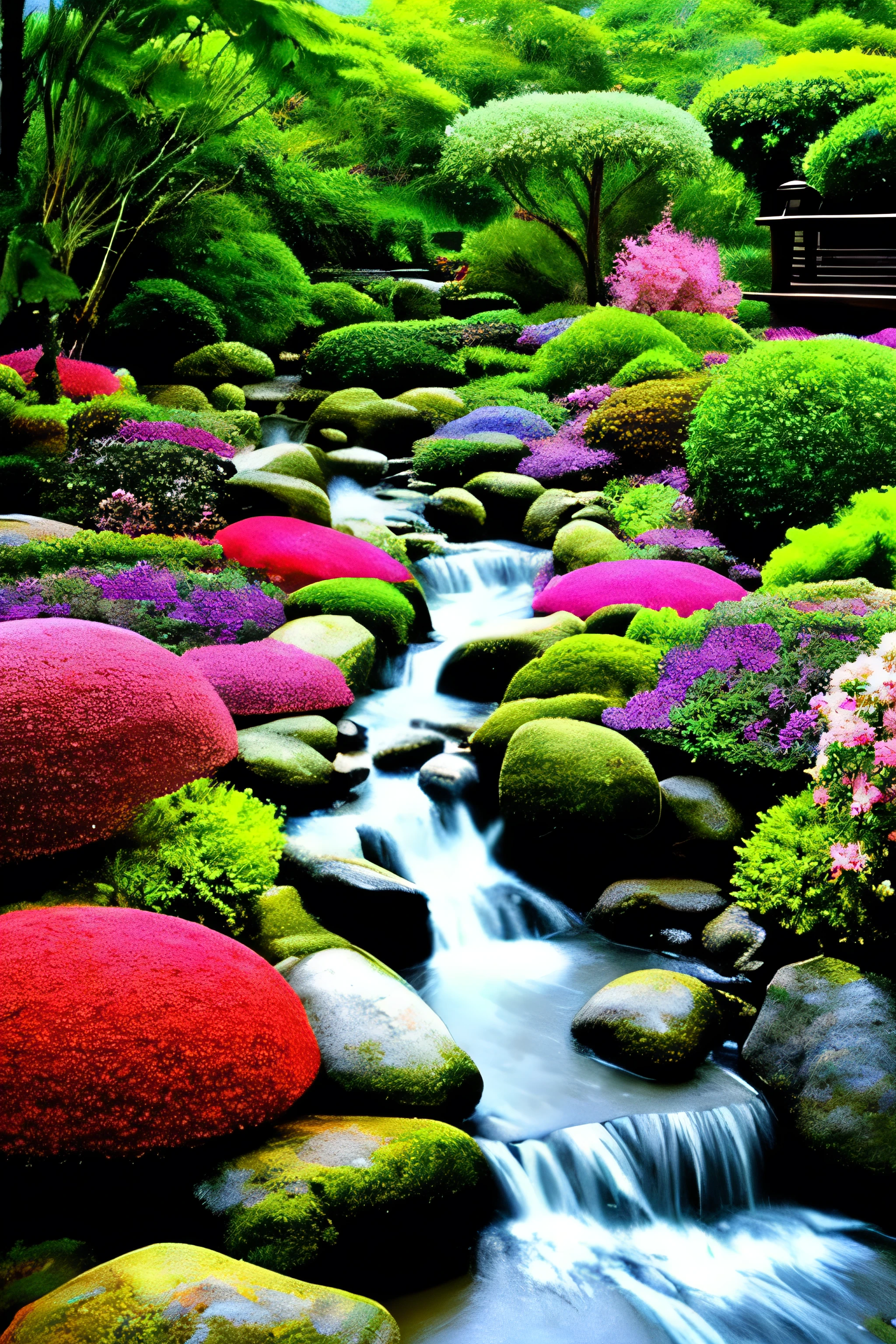 rain、rain、rain、Mystical world Zen garden Dazzling clouds Gently flowing water Colorful flowers Fresh air Symphony of nature Perfect harmony Magical beauty Enchanting melodies Heavenly harmony Calming colors Paradise Serenity of nirvana Mystical aura Dreamy environment Waterfall Angels Pure bliss Divine presence Magical aura Eternal symphony of peace and happiness ，